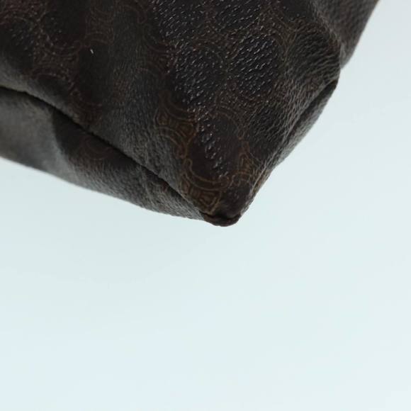 CELINE Macadam Canvas Hand Bag PVC Leather Brown Auth 92565 - Picture 10 of 16